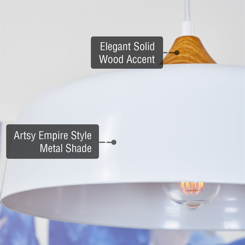 Riley 16" Retro Modern Pendant Light