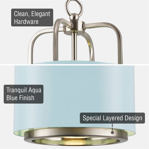 Cayman 13" Modern Chic Pendant Light