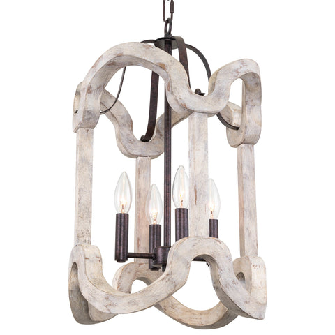 Vesta 22" 4-Light Farmhouse Pendant Light