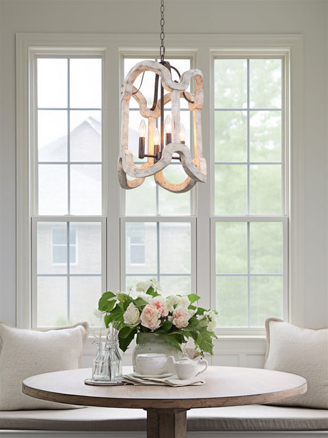 Vesta 22" 4-Light Farmhouse Pendant Light