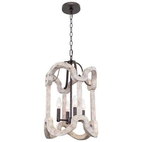 Vesta 22" 4-Light Farmhouse Pendant Light
