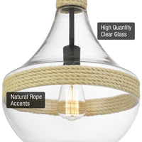 Kira Home Abby 16" Large Modern Vase Kitchen Island Pendant Light