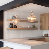 Kira Home Abby 16" Large Modern Vase Kitchen Island Pendant Light