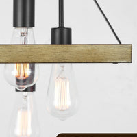 Powell 12" 3-Light Rustic Farmhouse Flush Mount Ceiling Light