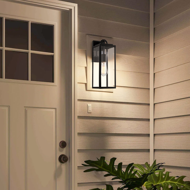 Damon 16"  Industrial Farmhouse Weather Resistant Outdoor Wall Sconce