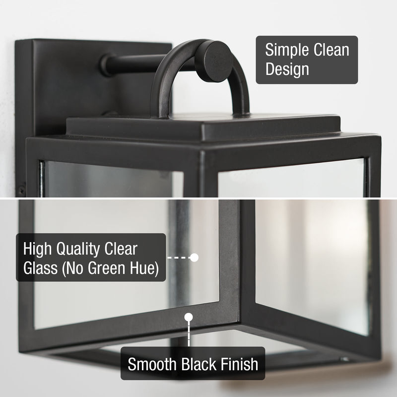 Damon 16"  Industrial Farmhouse Weather Resistant Outdoor Wall Sconce