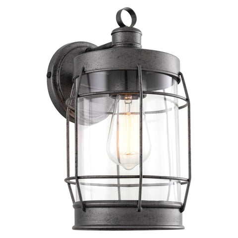 Whitlock 13" Industrial Farmhouse Outdoor Weather Resistant Wall Sconce