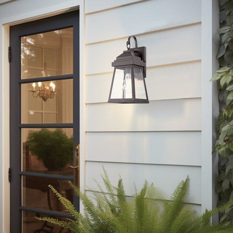 Barton 16" Industrial Farmhouse Outdoor Weather Resistant Wall Sconce