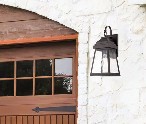 Barton 16" Industrial Farmhouse Outdoor Weather Resistant Wall Sconce