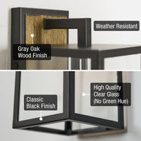 Murdock 16" Modern Outdoor Weather Resistant Wall Sconce