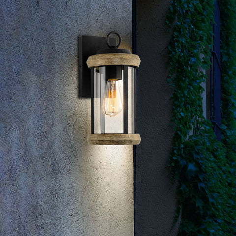 Dorsey 12" Rustic Traditional Outdoor Weather Resistant Wall Sconce