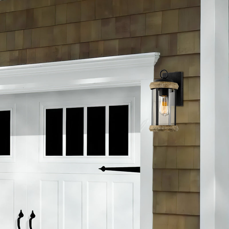 Dorsey 12" Rustic Traditional Outdoor Weather Resistant Wall Sconce