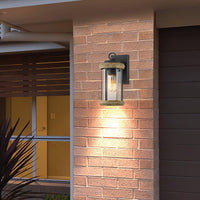 Dorsey 12" Rustic Traditional Outdoor Weather Resistant Wall Sconce