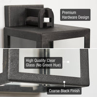 Townsend 16" Industrial Farmhouse Weather Resistant Outdoor Wall Sconce