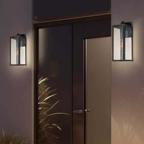 Townsend 16" Industrial Farmhouse Weather Resistant Outdoor Wall Sconce
