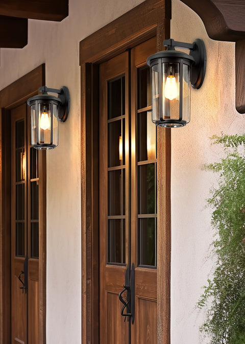 Mercer 17" Large Modern Farmhouse Weather Resistant Outdoor Wall Sconce