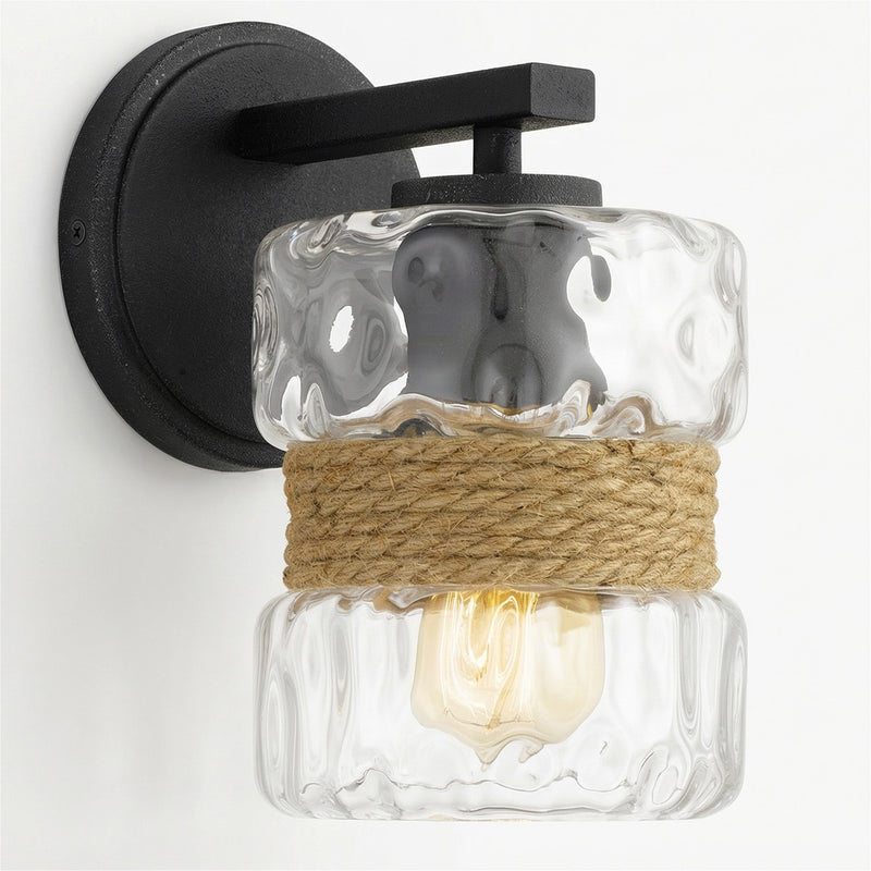 Kira Home Sage 10" Farmhouse Industrial Wall Sconce for Bathroom Vanity
