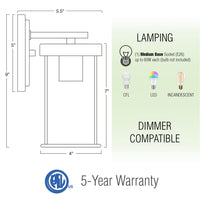 Dayton 9" Farmhouse Wall Sconce