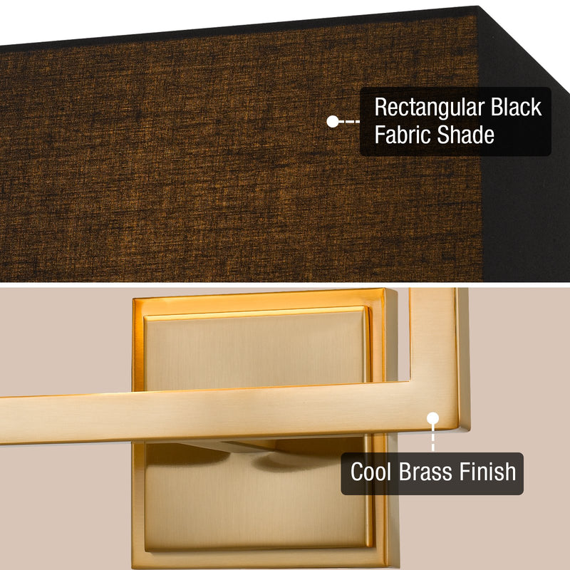 Haven 16" 2-Light Modern Wall Sconce