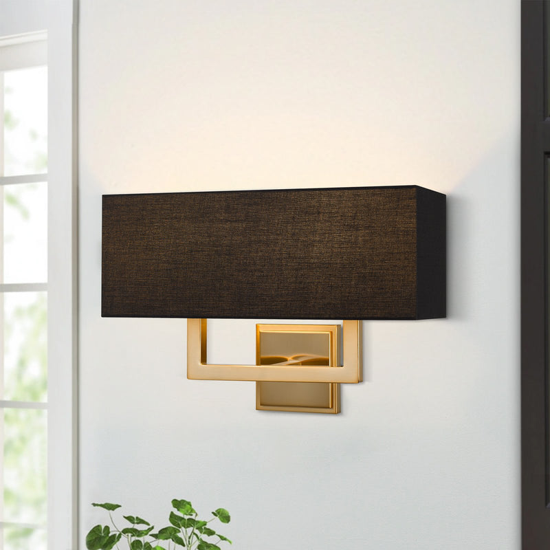 Haven 16" 2-Light Modern Wall Sconce