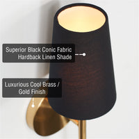 Torche II 15" Modern Wall Sconce