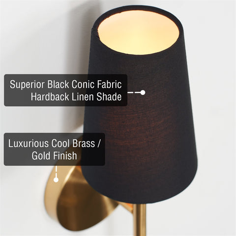 Torche II 15" Modern Wall Sconce
