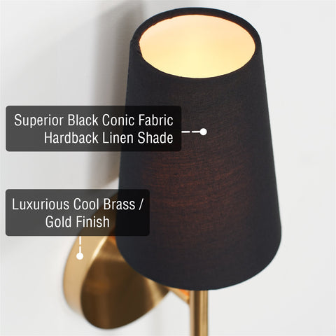 Torche II 15" Modern Wall Sconce