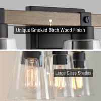 Asher 23" 3-Light Farmhouse Vanity / Bathroom Light