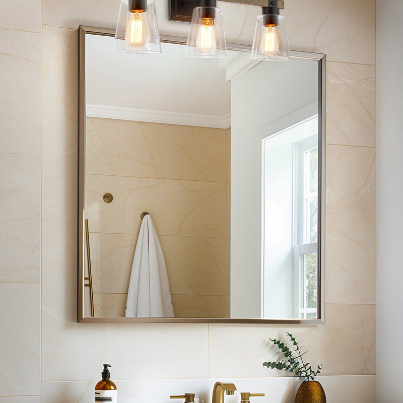 Asher 23" 3-Light Farmhouse Vanity / Bathroom Light