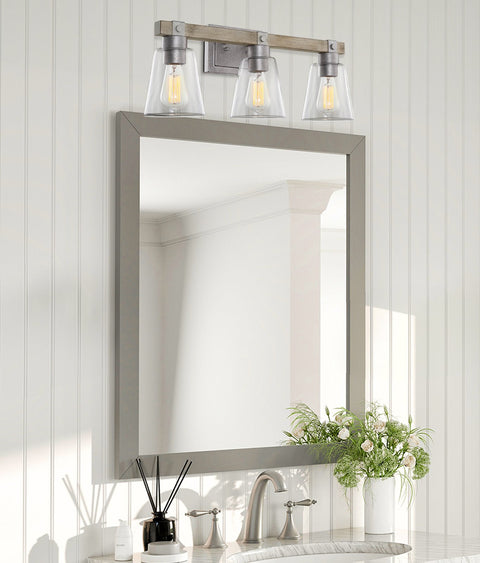 Asher 23" 3-Light Farmhouse Vanity / Bathroom Light
