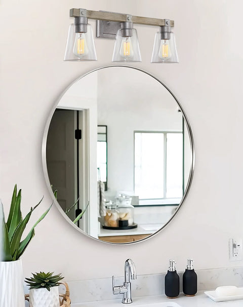 Asher 23" 3-Light Farmhouse Vanity / Bathroom Light