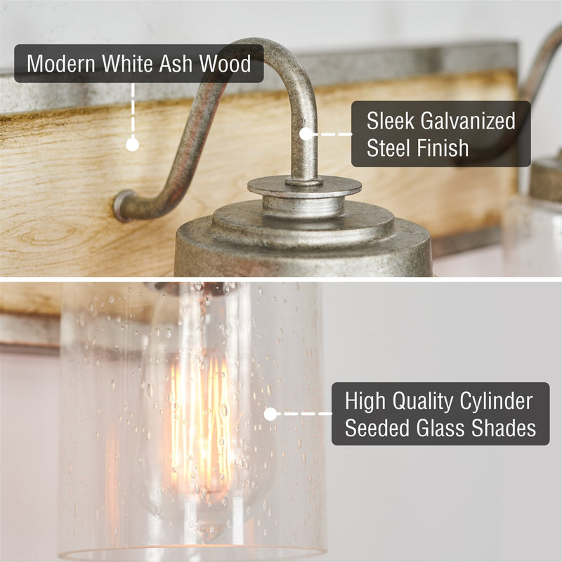 Greyson 22" 3-Light Farmhouse Vanity / Bathroom Light