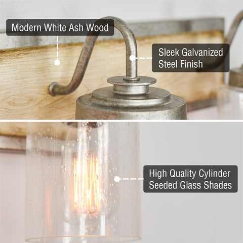 Greyson 22" 3-Light Farmhouse Vanity / Bathroom Light