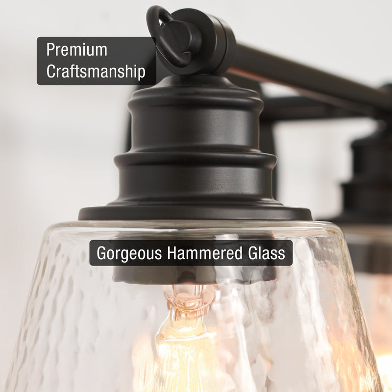 Adair 23" Modern 3-Light Farmhouse Vanity / Bathroom Light