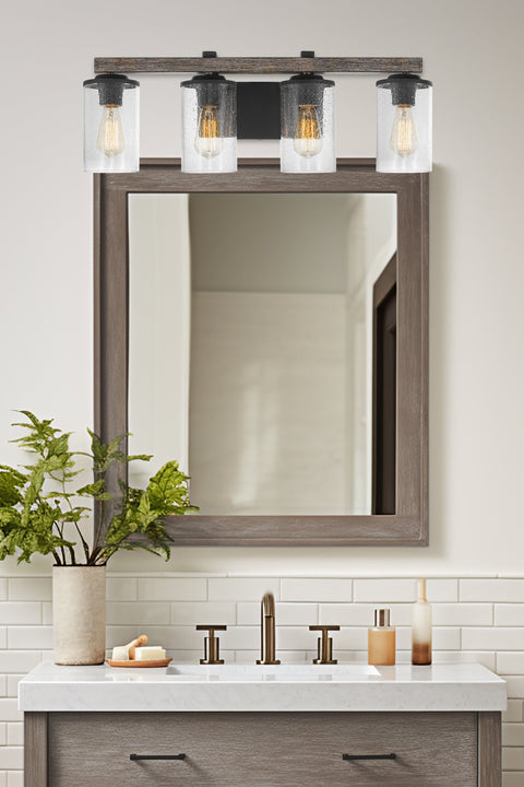 Oakmont 28" 4-Light Farmhouse Vanity / Bathroom Light