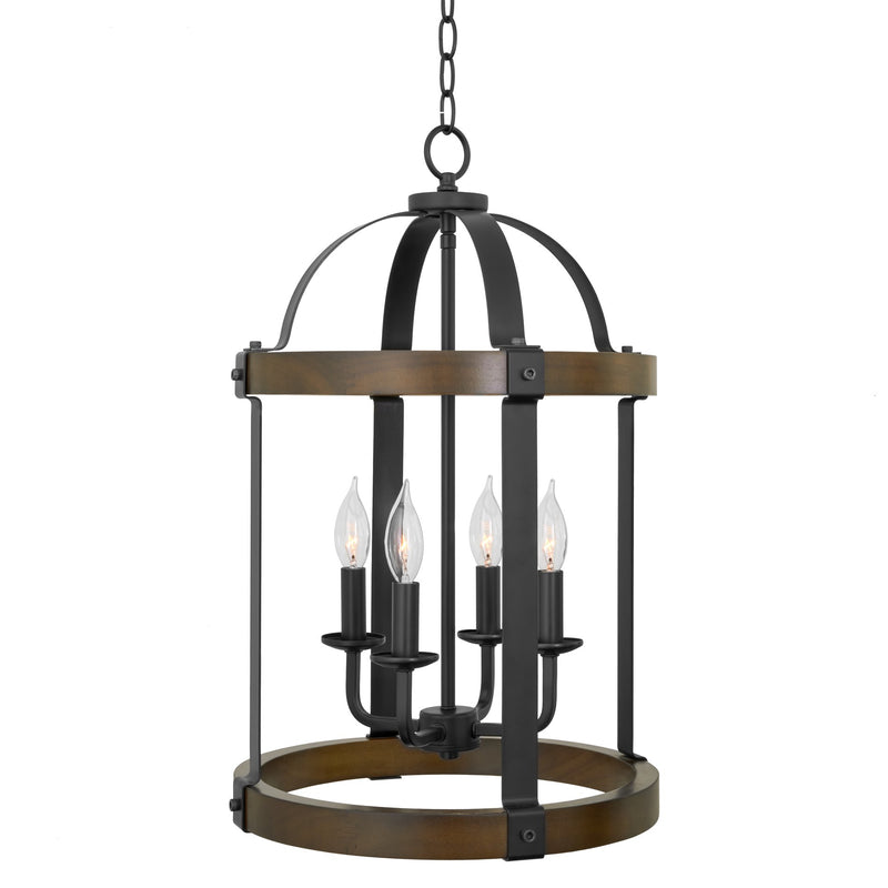 Osprey 23" 4-Light Rustic Farmhouse Lantern Chandelier
