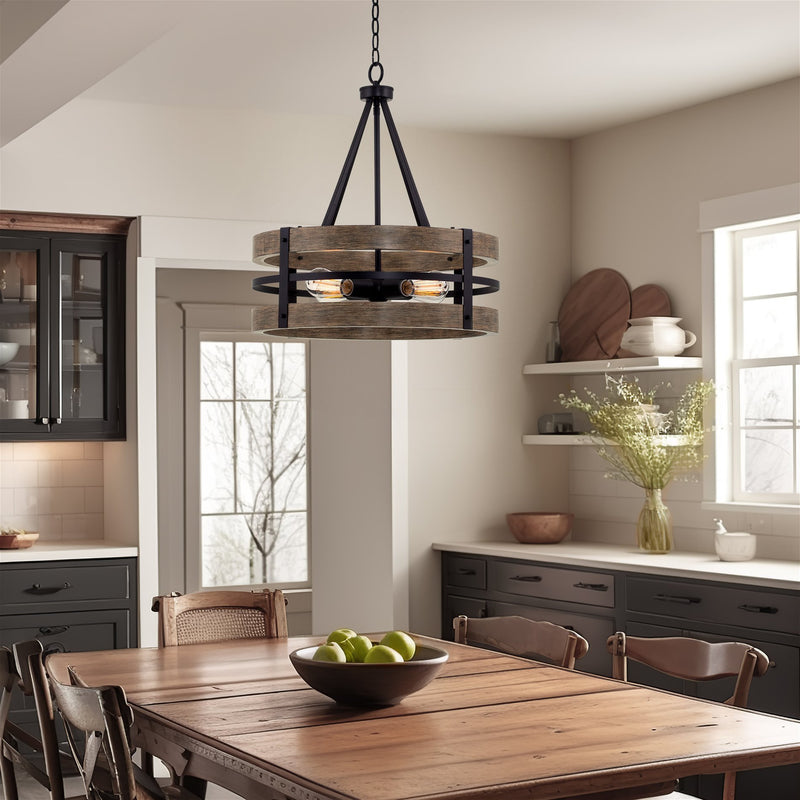 Maybrook 23" 4-Light Modern Farmhouse Chandelier