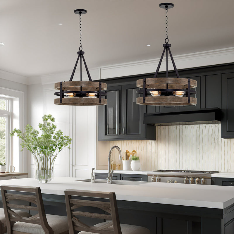 Maybrook 23" 4-Light Modern Farmhouse Chandelier