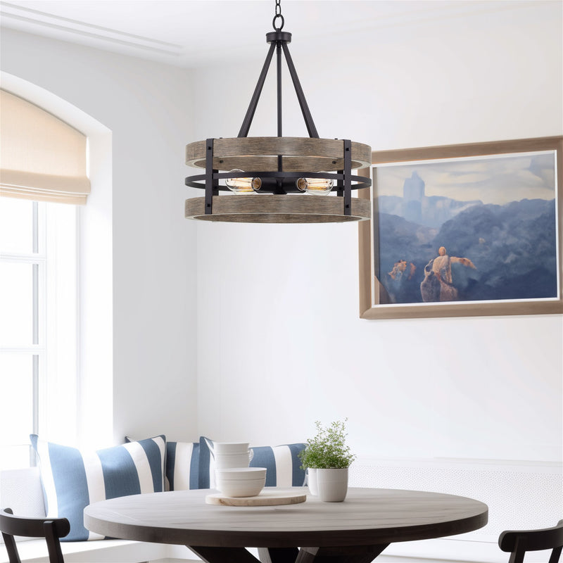 Maybrook 23" 4-Light Modern Farmhouse Chandelier