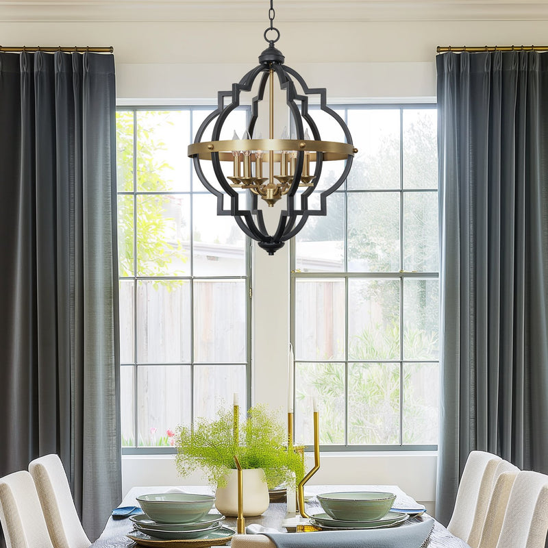 Capistrano 28" 6-Light Rustic Farmhouse Chandelier