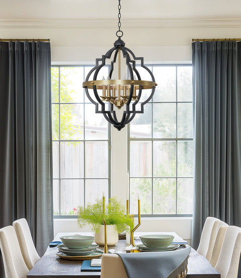 Capistrano 28" 6-Light Rustic Farmhouse Chandelier