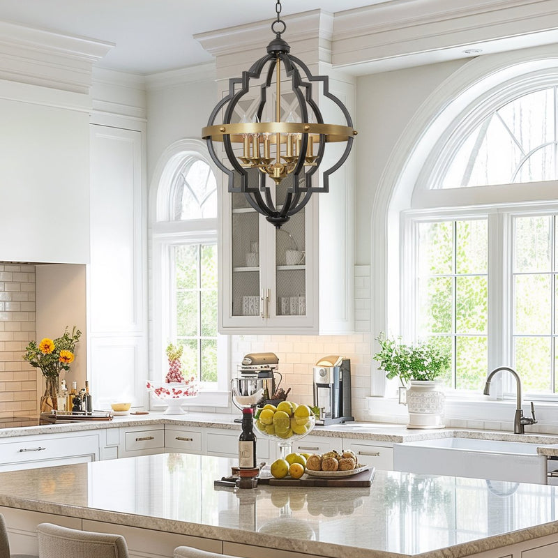 Capistrano 28" 6-Light Rustic Farmhouse Chandelier