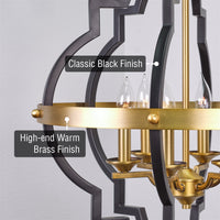 Capistrano 28" 6-Light Rustic Farmhouse Chandelier