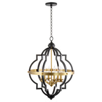 Capistrano 28" 6-Light Rustic Farmhouse Chandelier