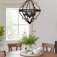 Capistrano 28" 6-Light Rustic Farmhouse Chandelier