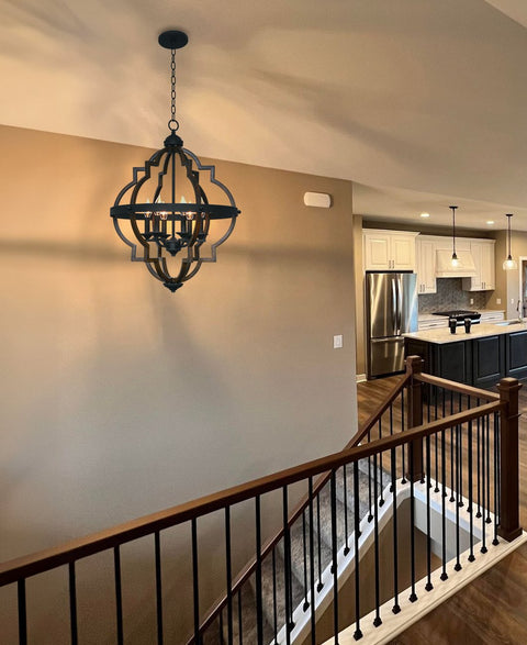 Capistrano 28" 6-Light Rustic Farmhouse Chandelier