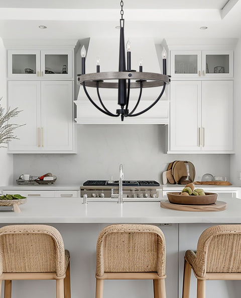 Madison 27" 5-Light Modern French Country Farmhouse Chandelier
