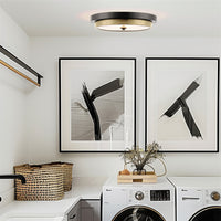 Hermosa 14" Modern Integrated 24W LED Semi Flush Mount Ceiling Light