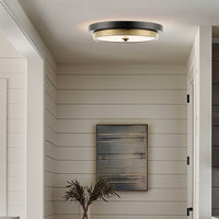 Hermosa 14" Modern Integrated 24W LED Semi Flush Mount Ceiling Light
