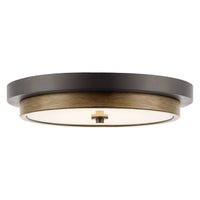 Hermosa 14" Modern Integrated 24W LED Semi Flush Mount Ceiling Light